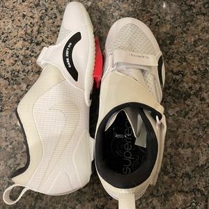Nike superrep cycling shoes size 9 with delta cleats - peloton compatible